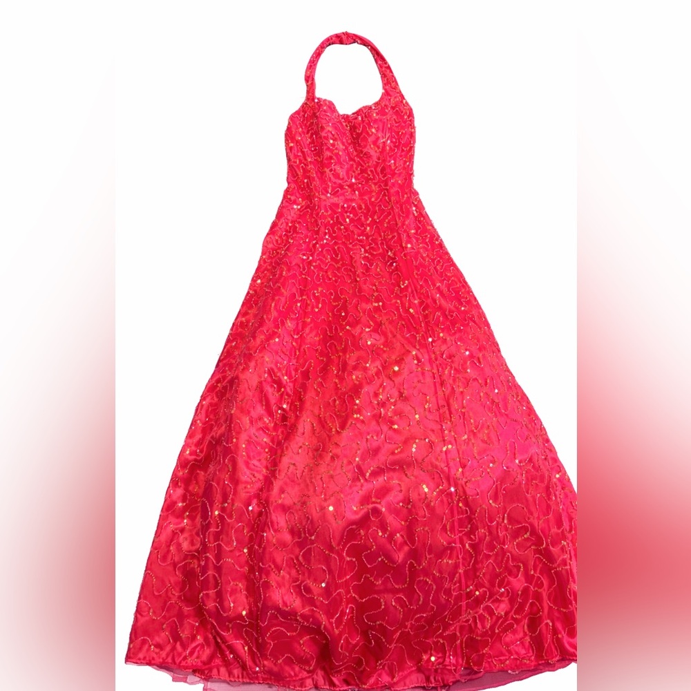Alyce Paris size 8 pink Barbie prom dress